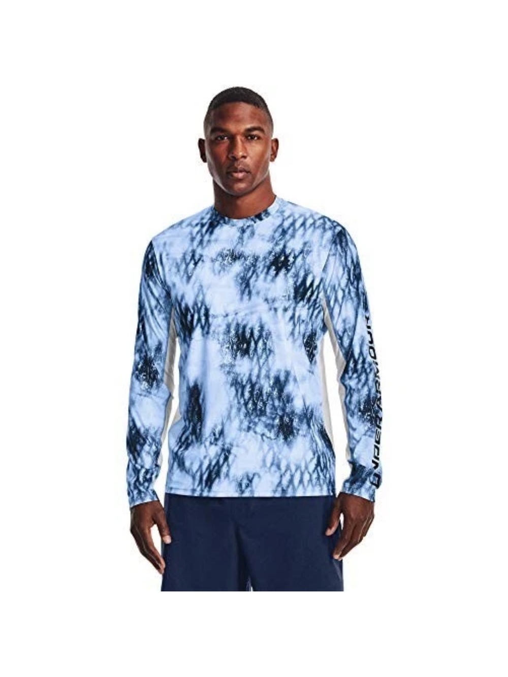 NWT under Armour ISO-Chill shore break blue camo dri fit shirt size xl